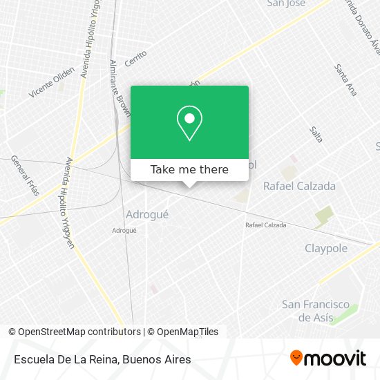 Escuela De La Reina map