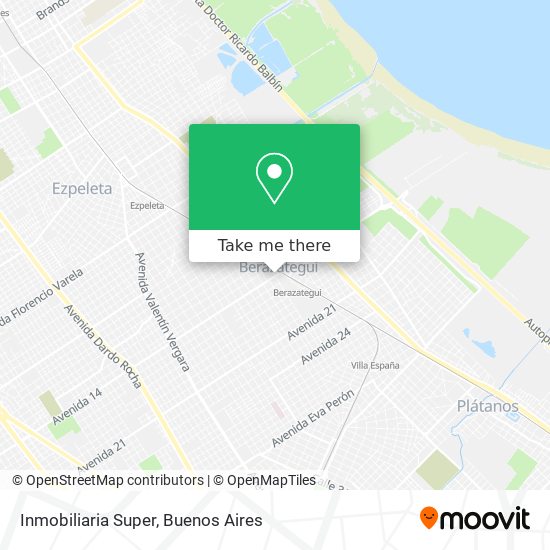 Mapa de Inmobiliaria Super