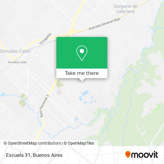 Mapa de Escuela 31