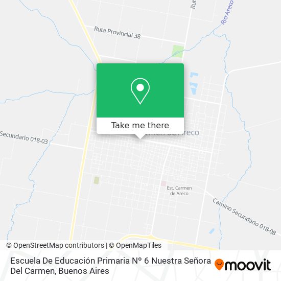 Mapa de Escuela De Educación Primaria Nº 6 Nuestra Señora Del Carmen