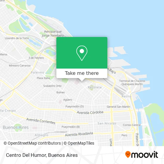 Centro Del Humor map