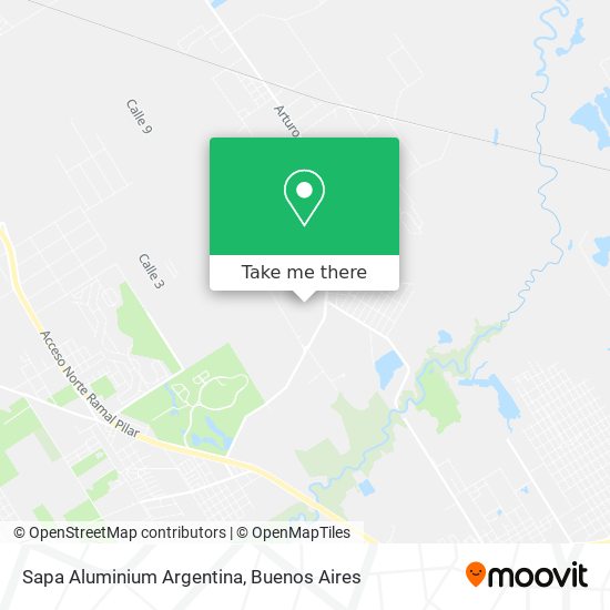 Sapa Aluminium Argentina map