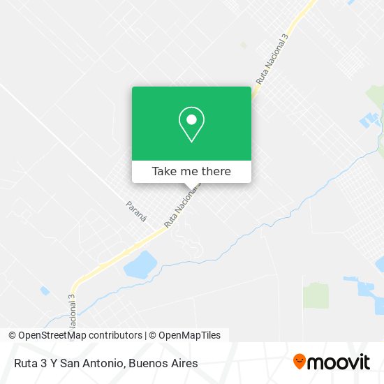 Ruta 3 Y San Antonio map