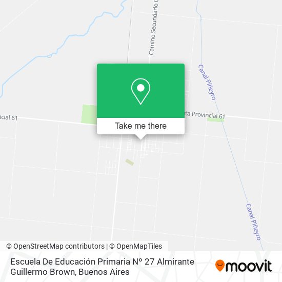 Escuela De Educación Primaria Nº 27 Almirante Guillermo Brown map
