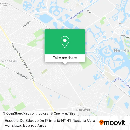 Escuela De Educación Primaria Nº 41 Rosario Vera Peñaloza map