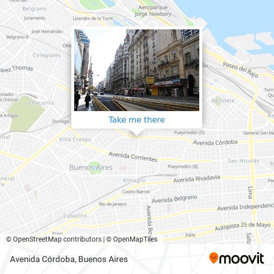 Avenida Córdoba map