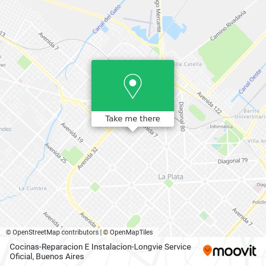 Cocinas-Reparacion E Instalacion-Longvie Service Oficial map