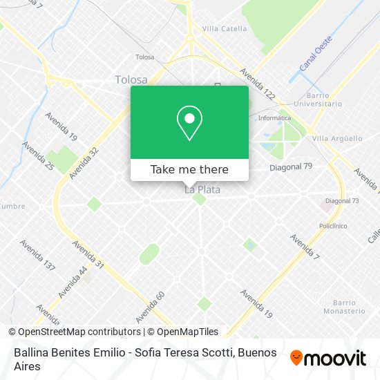 Ballina Benites Emilio - Sofia Teresa Scotti map