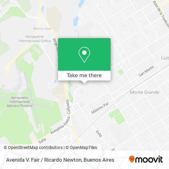 Avenida V. Fair / Ricardo Newton map
