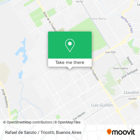 Mapa de Rafael de Sanzio / Tricotti