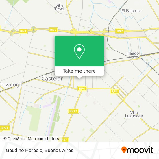 Gaudino Horacio map