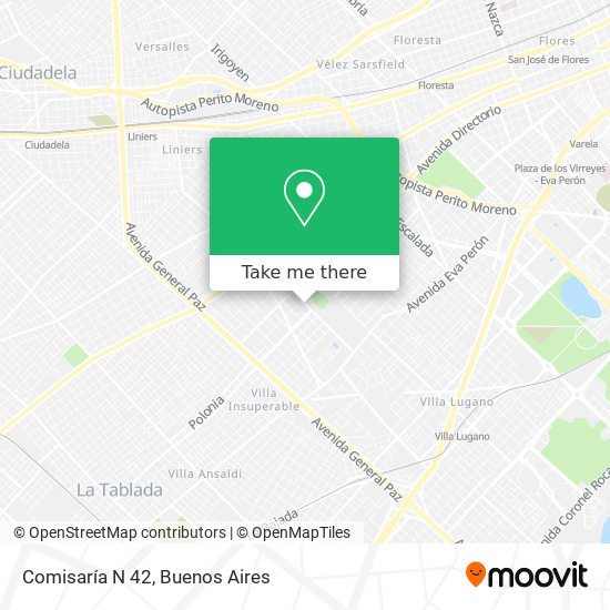 Comisaría N 42 map