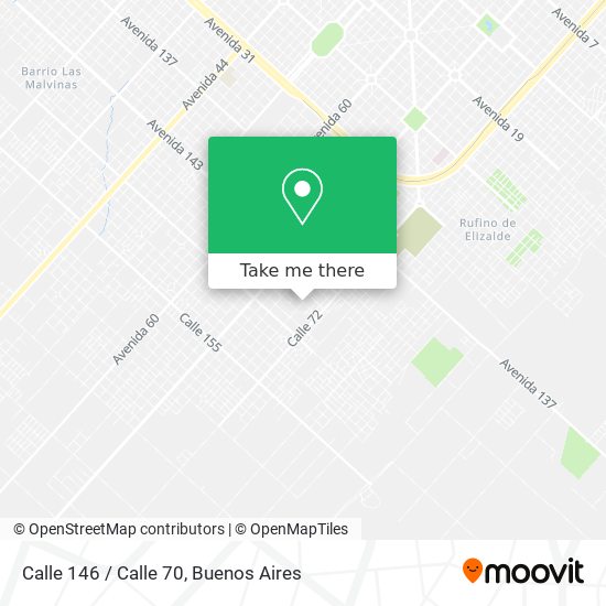 Calle 146 / Calle 70 map