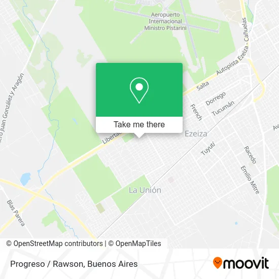 Progreso / Rawson map