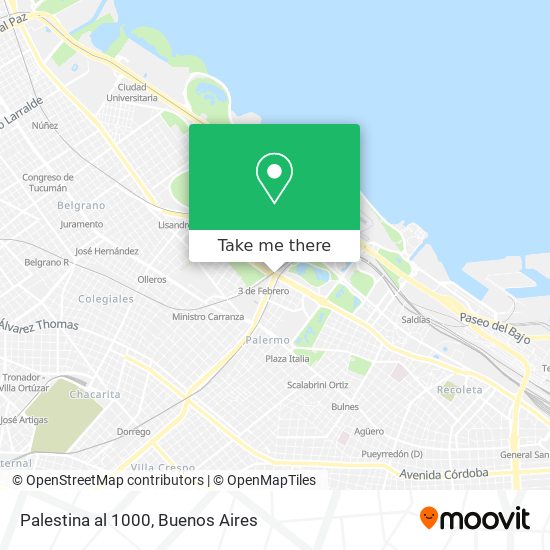 Mapa de Palestina al 1000