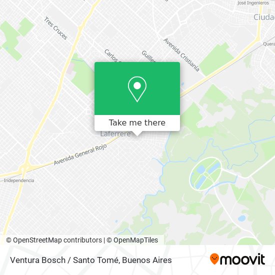 Ventura Bosch / Santo Tomé map