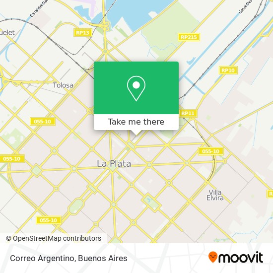 Correo Argentino map