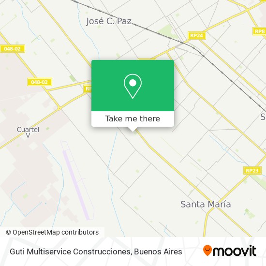 Guti Multiservice Construcciones map