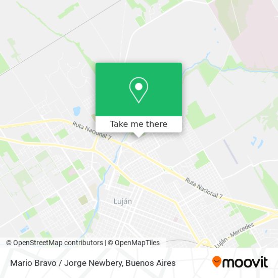 Mario Bravo / Jorge Newbery map