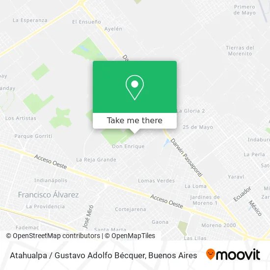 Mapa de Atahualpa / Gustavo Adolfo Bécquer