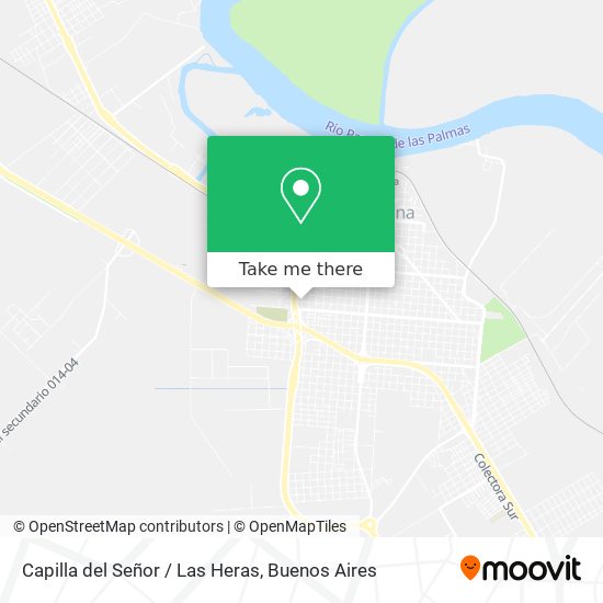 Capilla del Señor / Las Heras map