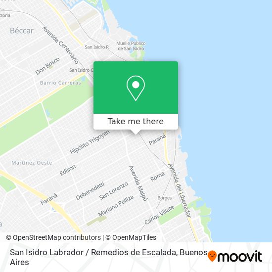 Mapa de San Isidro Labrador / Remedios de Escalada
