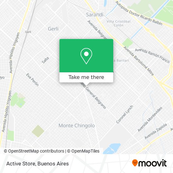 Active Store map