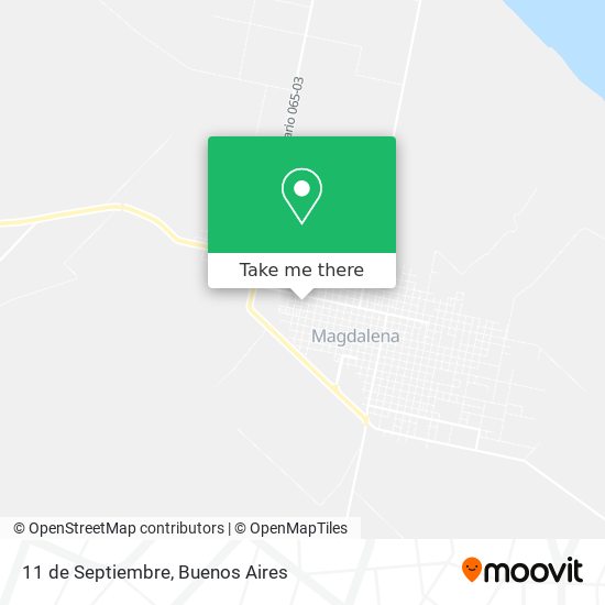 Mapa de 11 de Septiembre