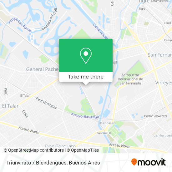 Triunvirato / Blendengues map