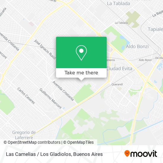 Las Camelias / Los Gladiolos map