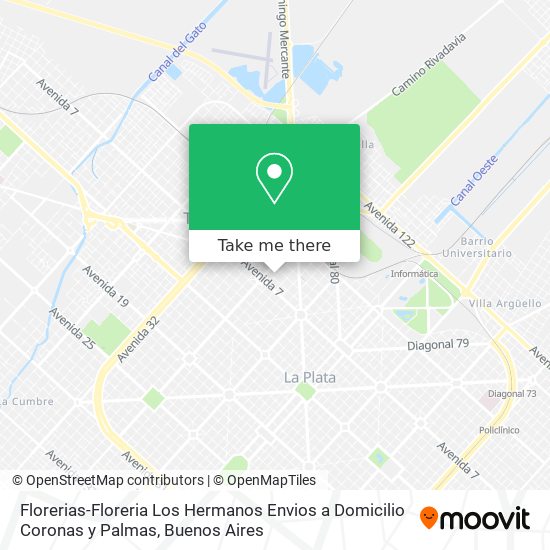 Florerias-Floreria Los Hermanos Envios a Domicilio Coronas y Palmas map
