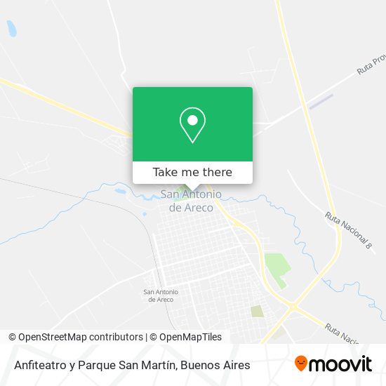 Anfiteatro y Parque San Martín map