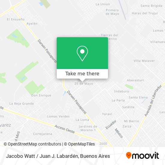 Jacobo Watt / Juan J. Labardén map