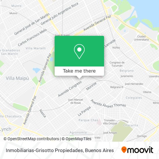 Inmobiliarias-Grisotto Propiedades map