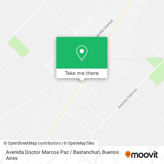 Mapa de Avenida Doctor Marcos Paz / Bastanchuri