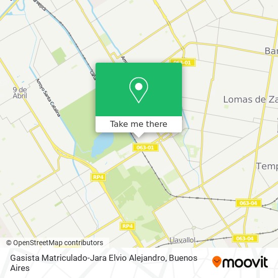 Gasista Matriculado-Jara Elvio Alejandro map