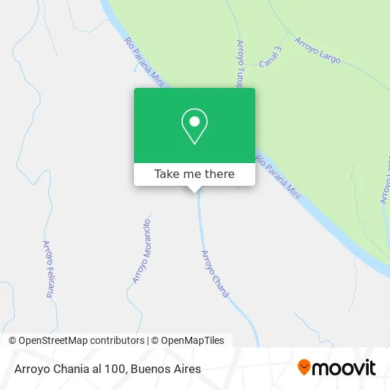 Arroyo Chania al 100 map