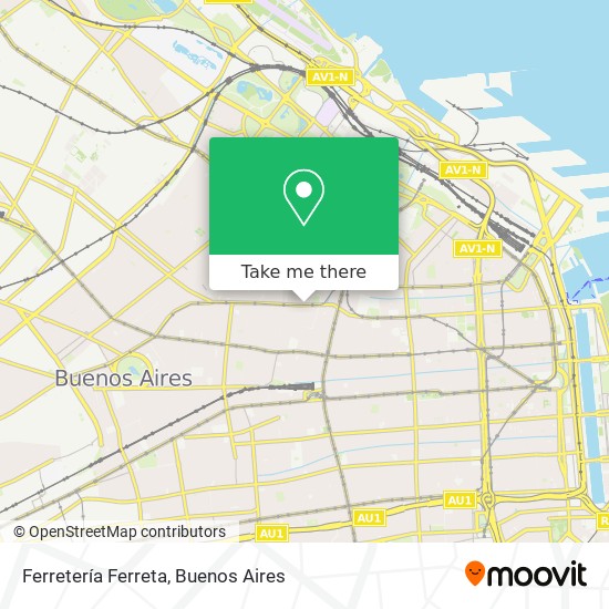 Ferretería Ferreta map