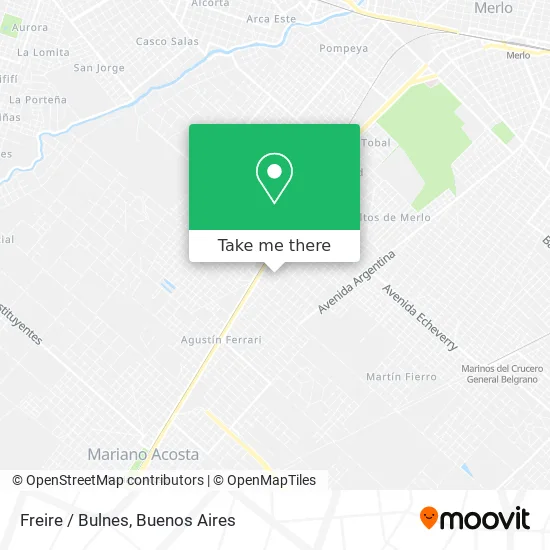 Mapa de Freire / Bulnes