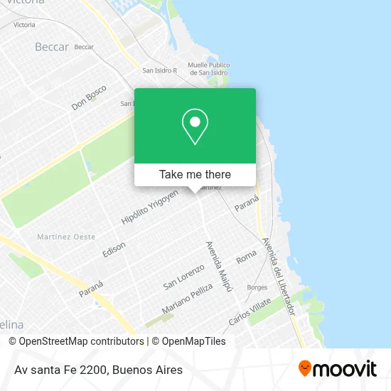 Av santa Fe 2200 map