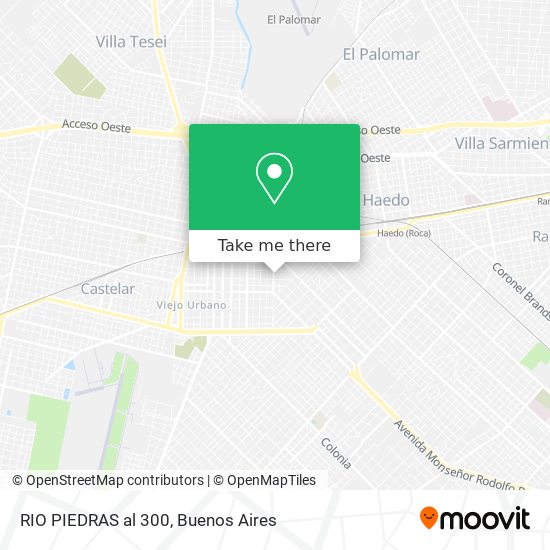 RIO PIEDRAS al 300 map