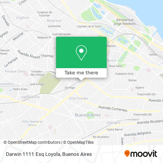 Darwin 1111  Esq  Loyola map