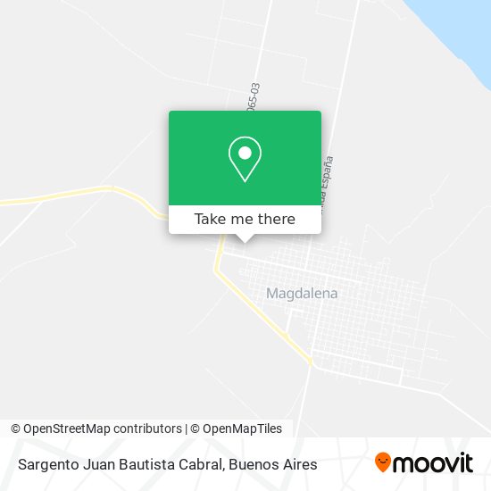 Mapa de Sargento Juan Bautista Cabral