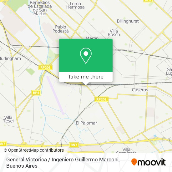 General Victorica / Ingeniero Guillermo Marconi map