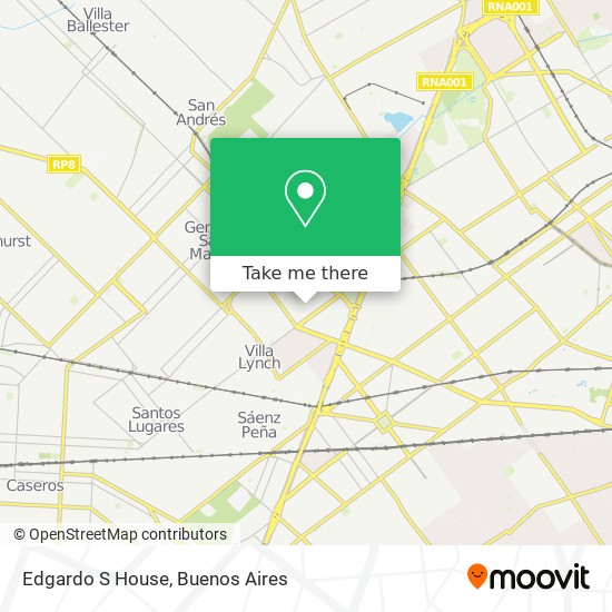 Edgardo S House map