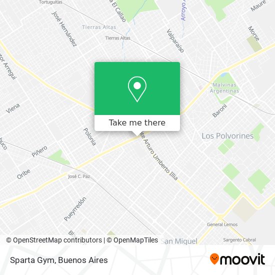 Mapa de Sparta Gym