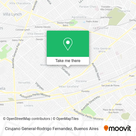 Cirujano General-Rodrigo Fernandez map