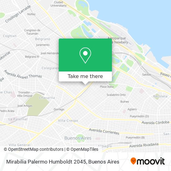 Mirabilia Palermo    Humboldt 2045 map
