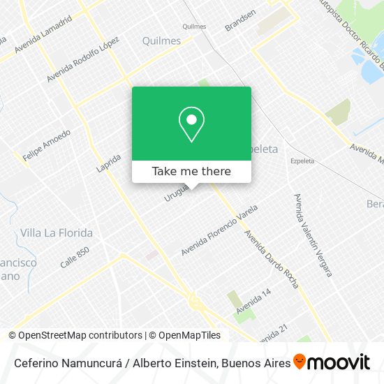 Ceferino Namuncurá / Alberto Einstein map