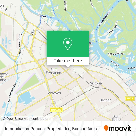 Inmobiliarias-Papucci Propiedades map